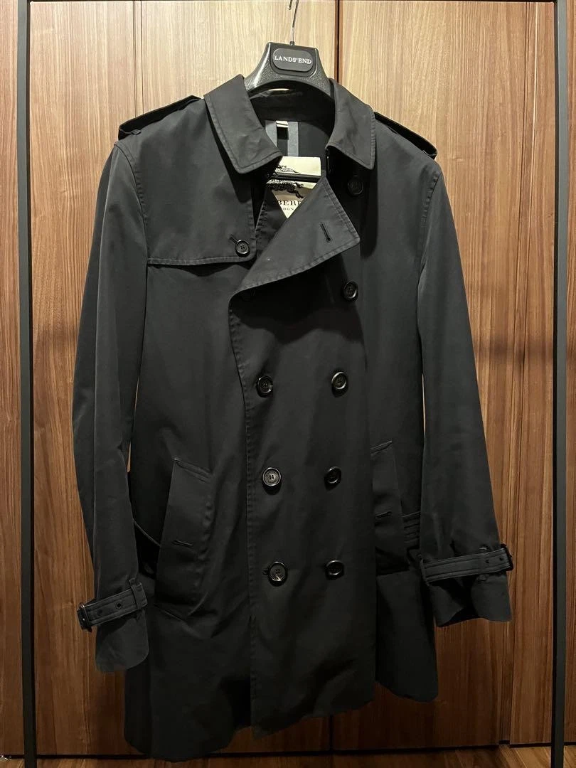 Burberry Trench Coat Navy Uomo #EE AFA