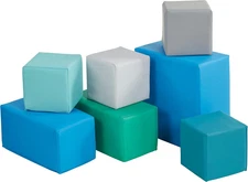 Softzone Foam Big Building Blocks, Soft Play for Kids (7-Piece Set), Toddler Blo
