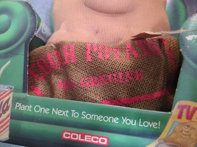 Vintage 1987 Couch Potato PAL Coleco Plush Stuffed Animal Toy