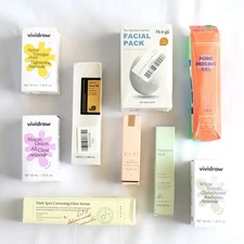 Korean Skincare Bundle Mixed Snail Mucin Vividraw Axis-Y Kahi Hoygi