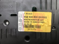 VW POLO AW1, BZ1, AE1 Kombiinstrument 6Q0920800BX 1.40 Petrol 2003 31271467