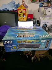 JVC VCR DVD Combo Player Recorder HR-XVC26U Tested Works No Remote