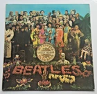 THE BEATLES "SGT PEPPER" UK MONO CUTOUTS STAMPS 1 & 2 PATENTS APPLIED INNER EX+