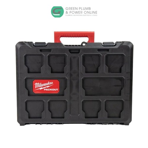 Milwaukee Packout Box 3 Stackable Tool Box 530mm x 380mm x 125mm Packout Range - Picture 2 of 3