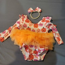 Babies, 12-18 Mo, Holloween TUTU, With Headband, Snap Closure, New
