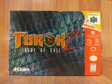 MINTY BOX CIB Turok 2 Seeds of Evil complete in Nintendo 64 n64 lot VERY CLEAN