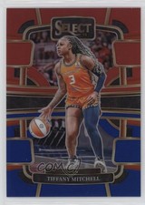 2024 Panini Select WNBA Concourse Red & Blue Prizm 319/399 Tiffany Mitchell 11nq