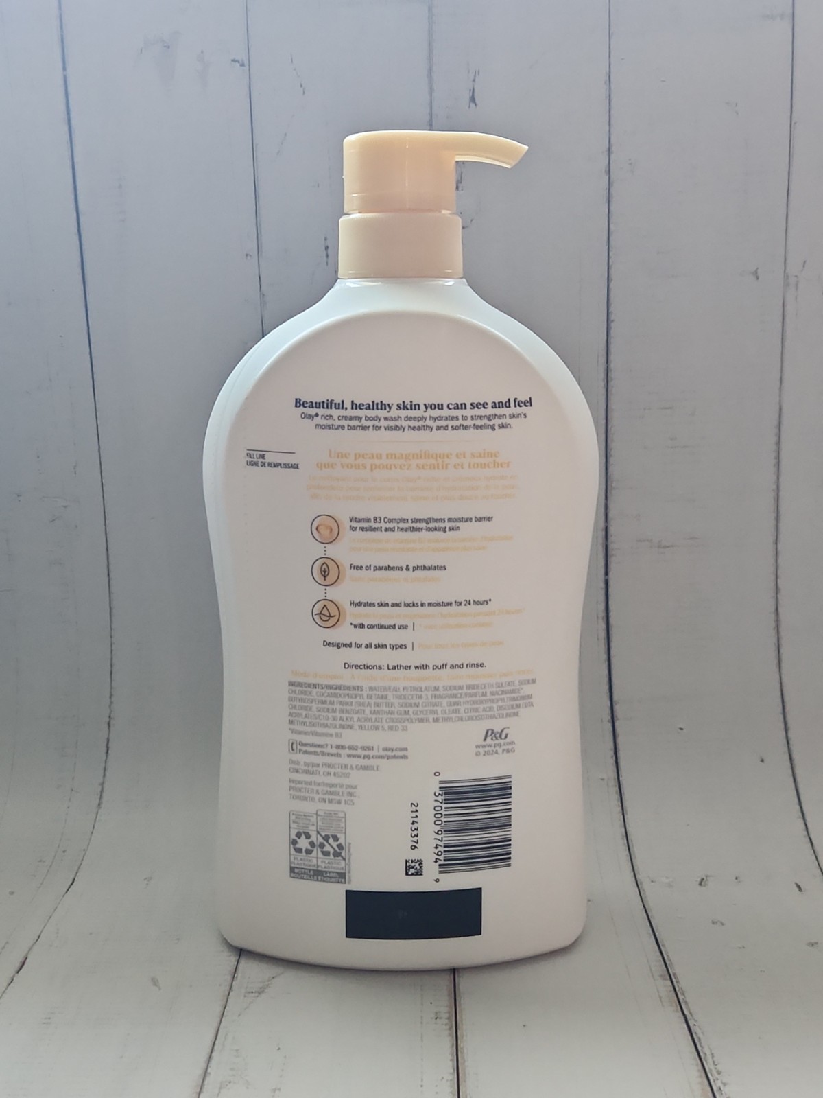OLAY Ultra Moisture Hydratant Shea Butter Body Wash, 33 fl oz