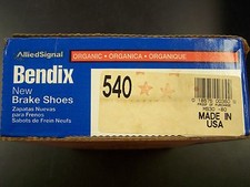 Bendix 540 Rear New Brake Shoes fits Mazda 626 made in USA