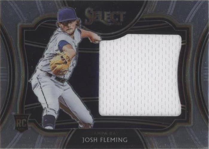 Horizontal Rookie Card 2021 Panini Select - Horizontal Rookie Jumbo Swatches Josh Fleming # ...