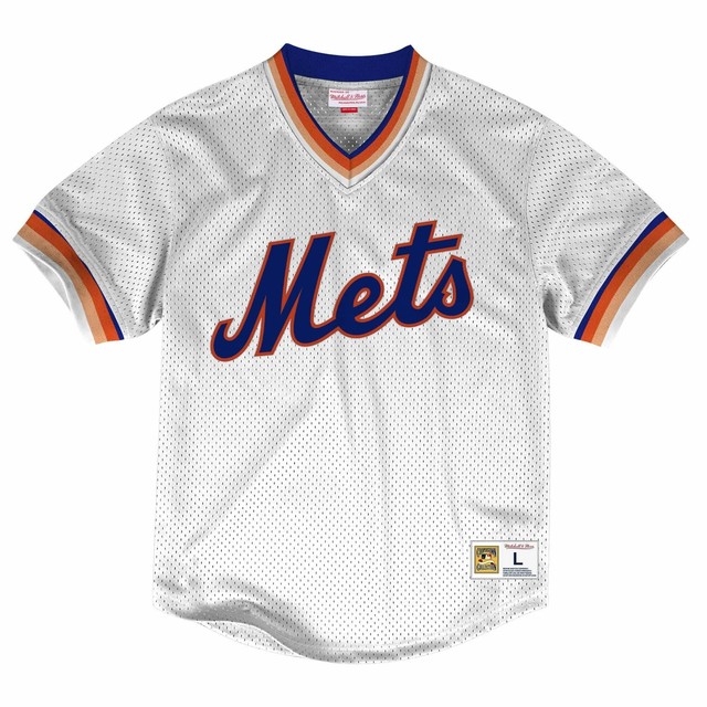 mitchell and ness mets jersey