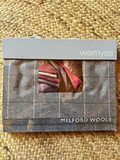 Designer fabric sample swatch book Weymss Wool