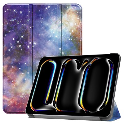 Für Apple iPad Pro 13 2024 3folt Wake UP Smart Cover Tablet Tasche Hülle Case 