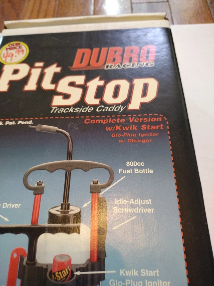 VTG DUBRO RACING PIT STOP TRACKSIDE CADDY NOS SEALED PURPLE - Image 2 of 4