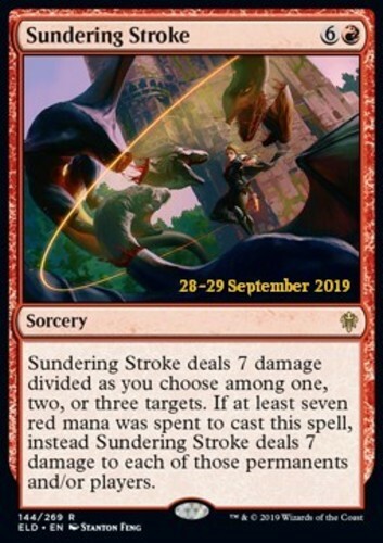 Sundering Stroke - Foil Prerelease Promo X4 (Promo Singles: Prerelease) MTG (NM) - Picture 1 of 1