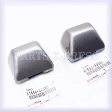 GENUINE OEM TOYOTA LAND CRUISER LICENSE PLATE LAMP LIGHT HOLDER COVERS SET OF 2