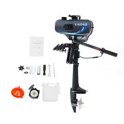 HANGKAI 2/4Stroke 6-12-HP Outboard Motor Air/Water Cooling Fishing Boat Engine