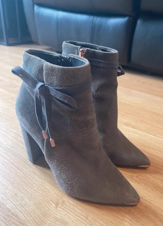 Ted Baker Qatena Suede Qatena Ted Baker Qatena Bow Detail Suede