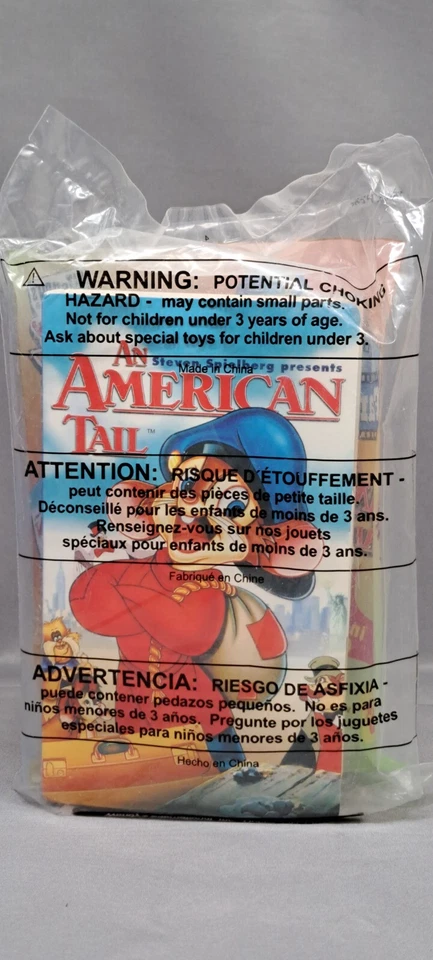 ORIGINAL Vintage 2005 Wendy's An American Tail Toy - Изображение 3 из 4