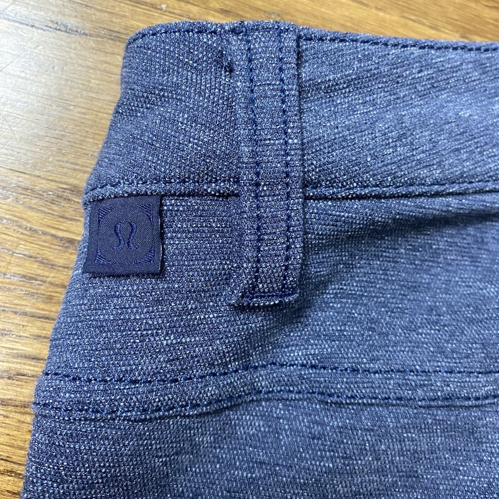 Lululemon+ABC+Pant+Men27s+Size+28x30+Slim+Tech+Canvas+Heathered+Deep+Navy+M5983S for sale