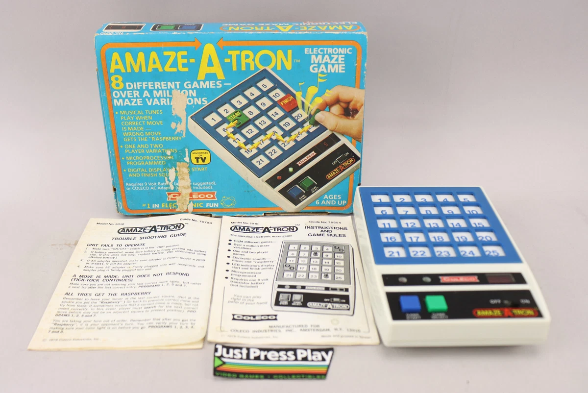 Jeu De Labyrinthe électronique Amaze-A-Tron Vintage 1979 – Coleco, Fonctionnel