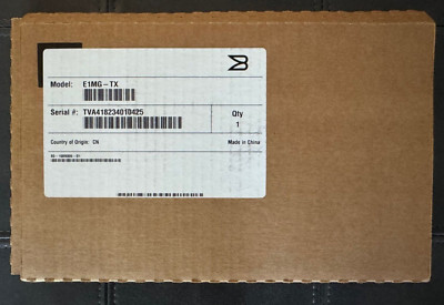 Brocade/Ruckus E1MG-TX,  100/1000BASE-T SFP Copper RJ45 module-New