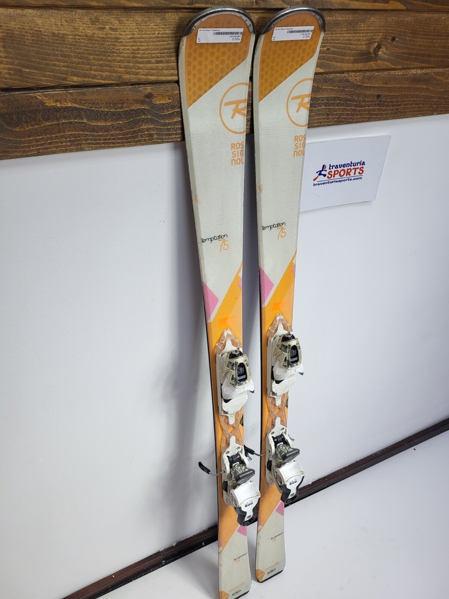 Ski Alpin Rossignol Temptation Style + Fixations - Femme - 151-155 Cm - Occasion