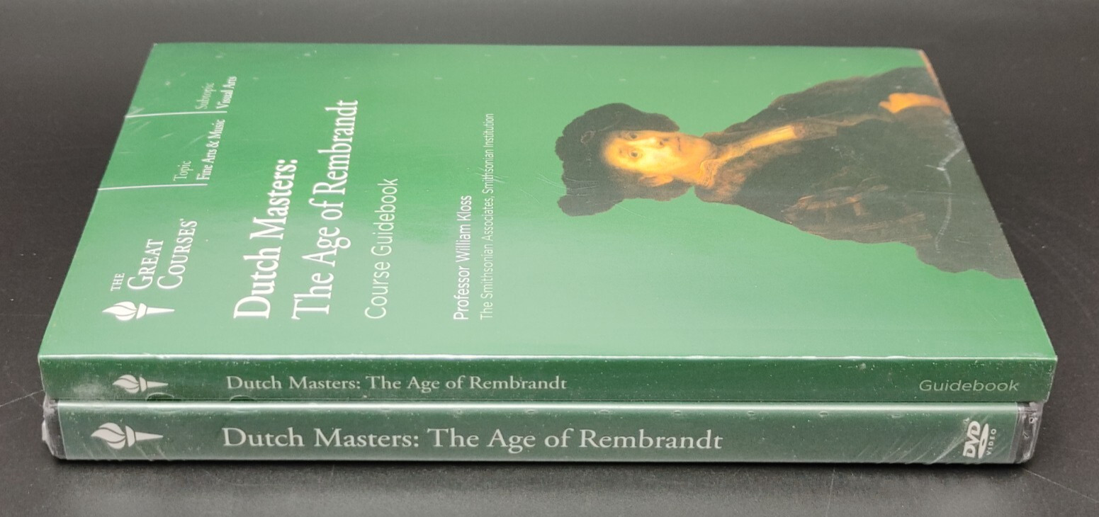 GREAT COURSES Dutch Masters The Age Of Rembrandt Guidebook & DVDs #7180