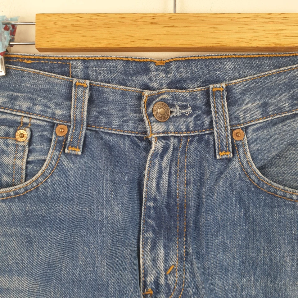 Levi's 751 Cut Off Jean Shorts Womens W30 Regular Denim 100% Cotton - Image 2 of 4