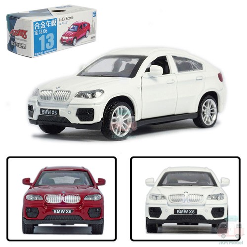 1:43 BMW X6 Modelo Coche Aleación Diecast Vehículo de Juguete Colección Niños Regalo Tirar hacia atrás
