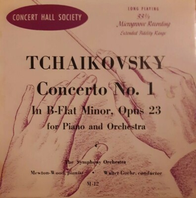 Concert Hall Society: ''TCHAIKOVSKY'' Concerto No. 1 - ''COLLECTOR'S''