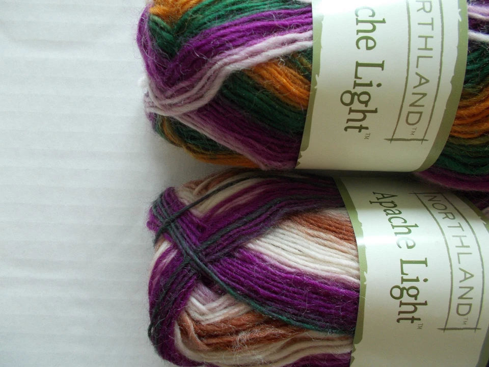 Northland Apache Light gradient 100% wool yarn, Mindful, lot of 2 (153 yds ea) - Image 2 of 2