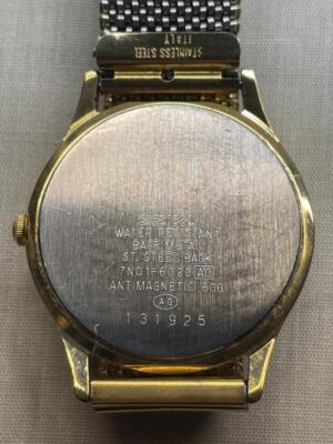 時計 SEIKO QUARTZ 7N01-6020 ANTIMAGNETIC 60G 時計 SEIKO QUARTZ 7N01-6020 ANTIMAGNETIC 60G JUNK! SEIKO QUARTZ