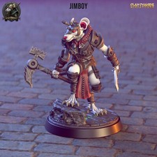 Rattenvolk Champion Miniature Rat Fantassin pour RPG Comme D&d 5e Souris &