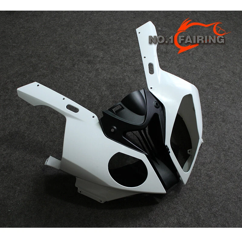 Kit de carenado ABS blanco sin pintar para BMW S1000RR 2009-2014 Foto 2 de 4