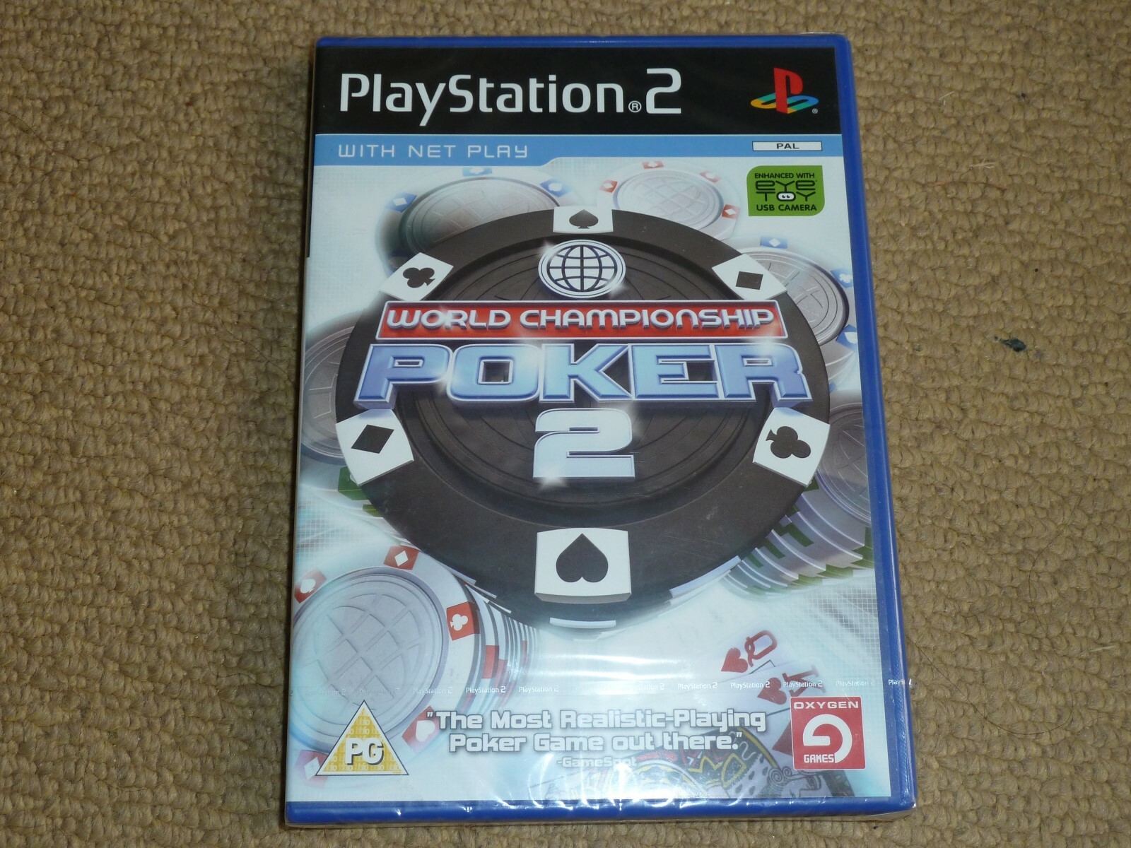 WORLD CHAMPIONSHIP POKER 2 for SONY PLAYSTATION 2 PS2 BRAND NEW FACTORY SEALED!