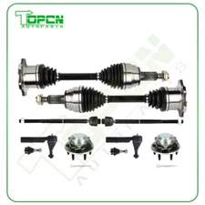 10x Front Ball Joint Wheel Hub Bearing CV Axle Shaft For 2007-14 Chevrolet Tahoe