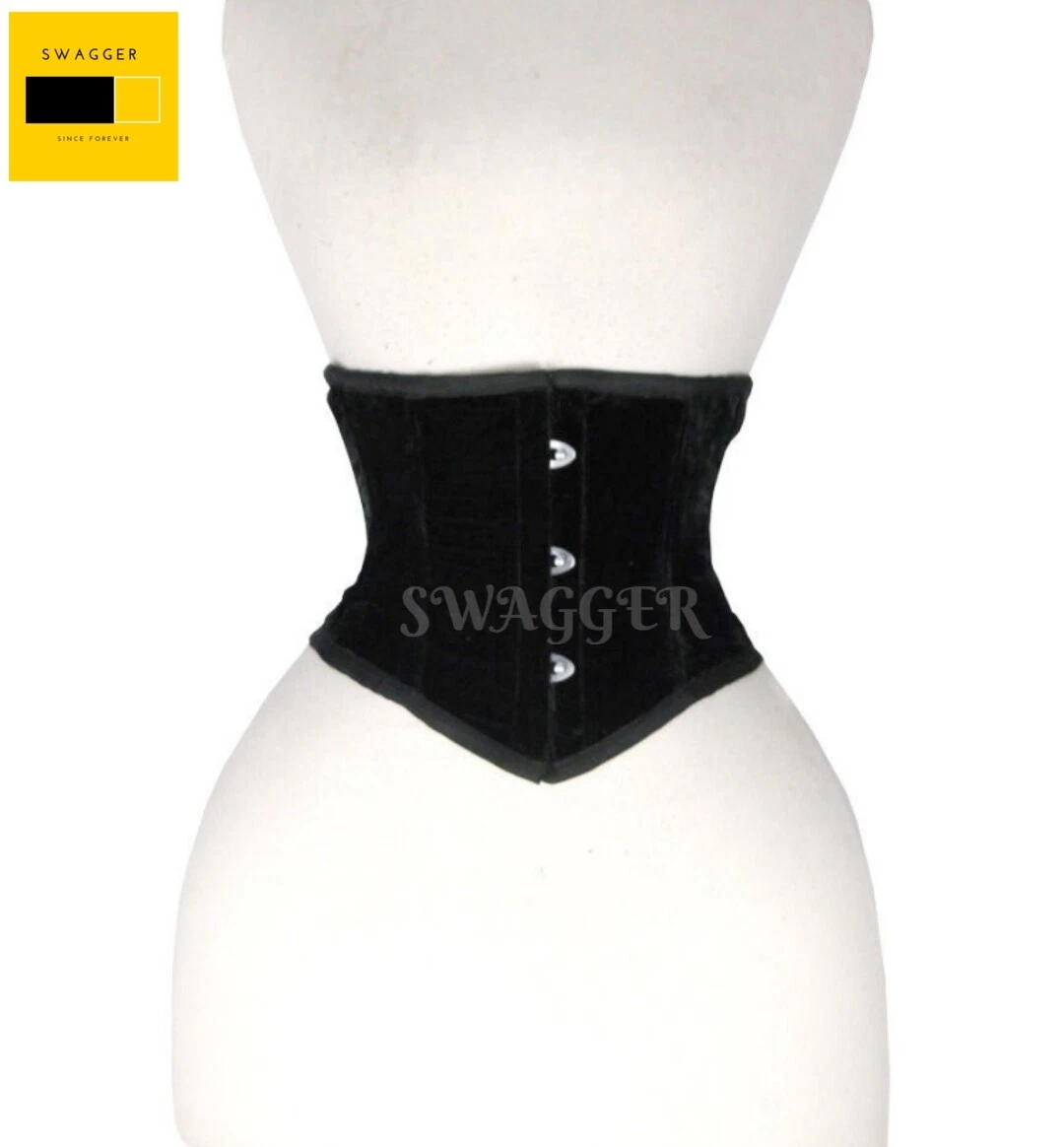 Plus Size Women Underbust Corset Boned Waist Training Belt