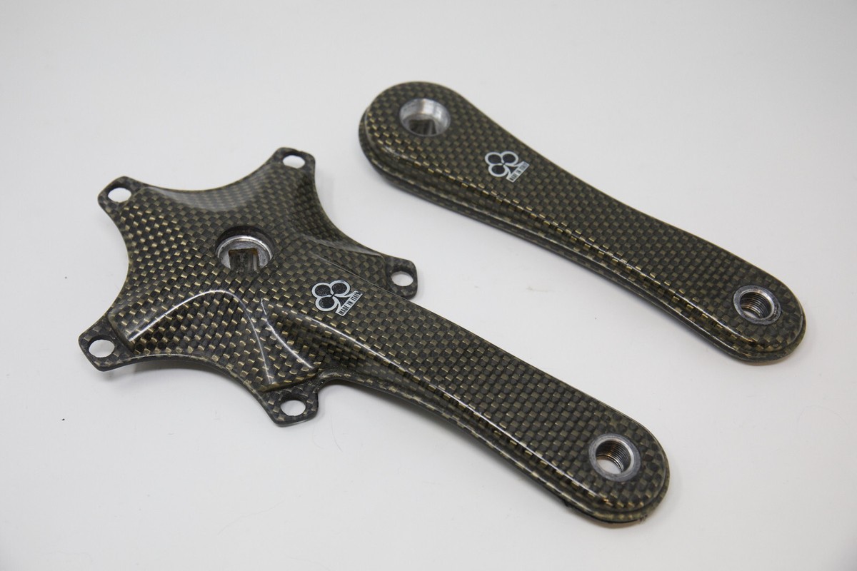 Colnago carbon crankset cranks square taper 170mm for parts repair