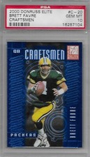 2000 Brett Favre PSA 10 Donruss Elite CRAFTSMEN Packers SERIAL #458/2000