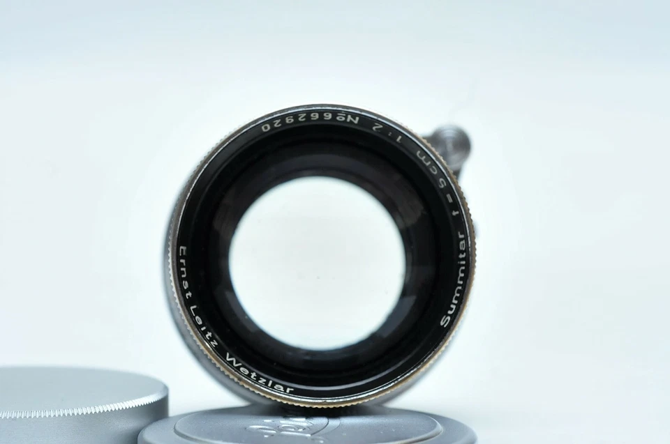 LENTE PLEGABLE LEICA 5CM 50MM F2 SUMMITAR (F16) M39 para Sony Fuji Mirrorless  Foto 2 de 4