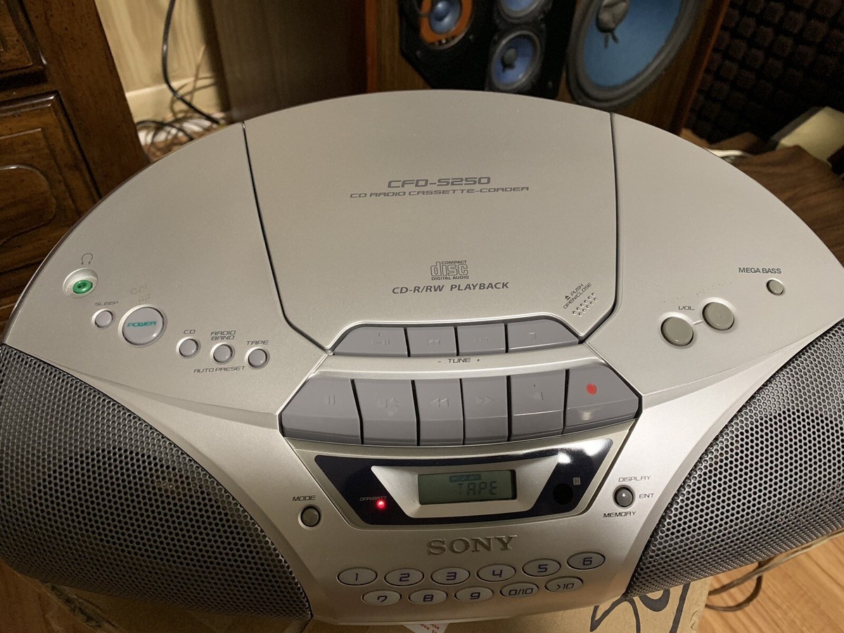 SONY ソ二ー CD ラジカセ ・CFDーS250 新品未使用 Yahoo!オークション - 動作品 SONY ソニー CDラジカセ CFD-S250 青 ブ