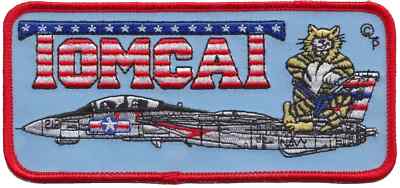 US Navy F-14 Tomcat gestickter Patch Abzeichen - LETZTE PAAR