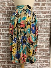 Vintage Casablanca High Waist Floral Skirt-Size 6 - C24