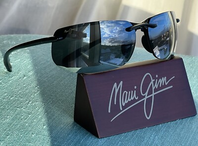 Maui Jim Banyans MJ 412 02 Black Frame- Neutral Grey Polarized