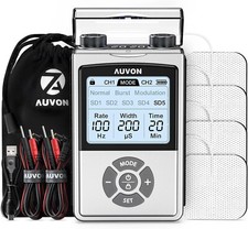 AUVON Rechargeable TENS Unit Muscle Stimulato...