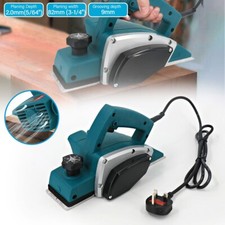 Electric Planer Handheld Corded Wood Planer 82mm for Woodworking Home Door Tool
