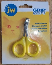 JW GripSoft Extra Small Nail Clipper Scissors Stainless Steel Non-Slip Soft Grip