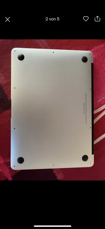 Apple MacBook Air 13 Zoll (2013) OVP + Zubehör, Foto 2 von 4