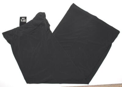 NEW D.F.A. New York Black Stretchy Super Wide Leg Pants Sz Medium